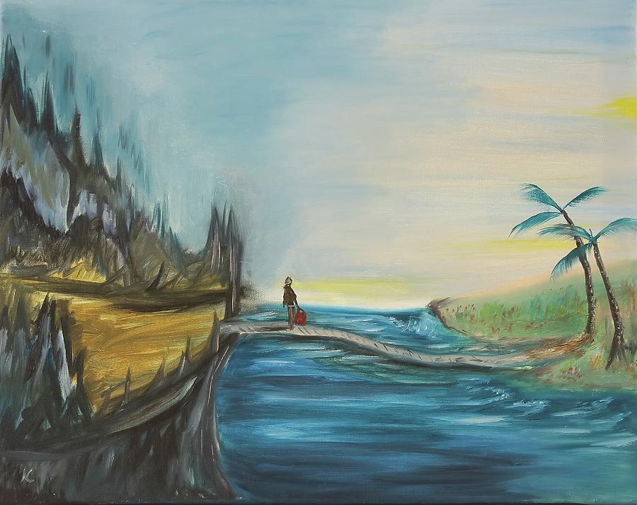 Janas Journey Painting by Neslihan Ergul Colley