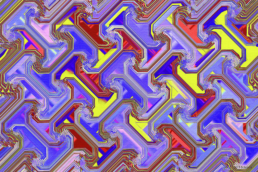 Janca Abstract #0178w11 Digital Art by Tom Janca