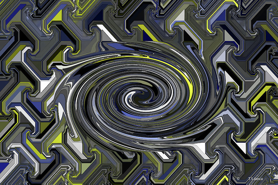 Janca Abstract 2778 e14ksa Digital Art by Tom Janca