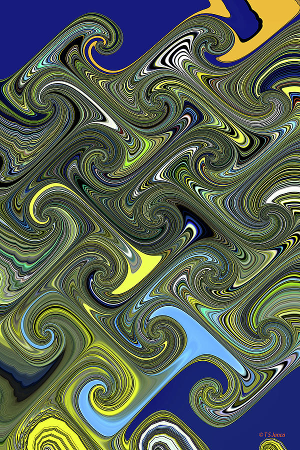 Janca Abstract #8872e1em Digital Art by Tom Janca