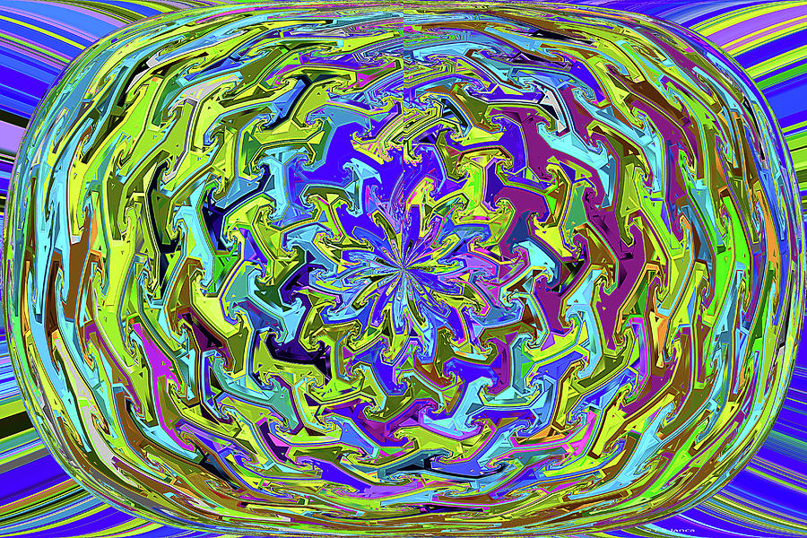Janca Abstract Panel #1399e3c Digital Art by Tom Janca