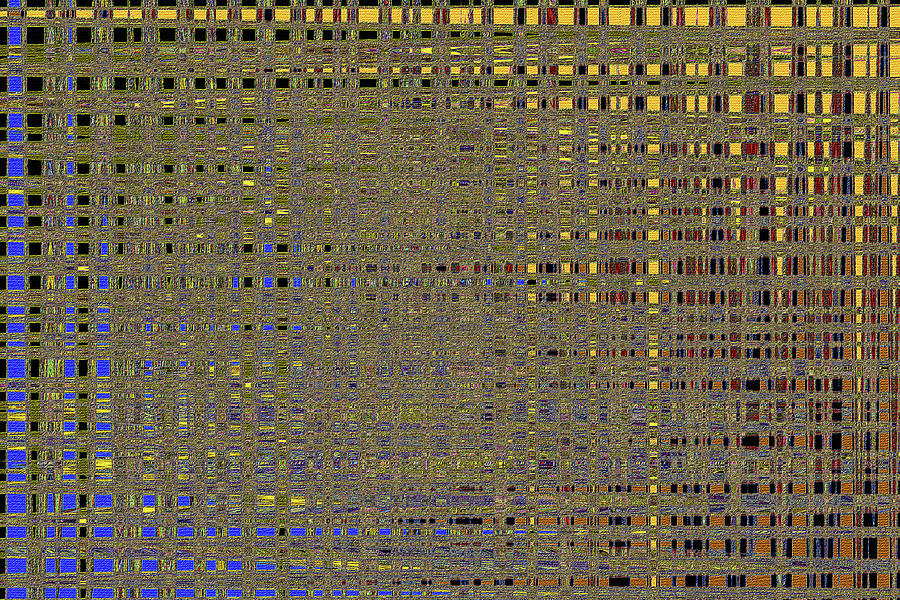 Janca Abstract Panel #5436w3b Digital Art by Tom Janca