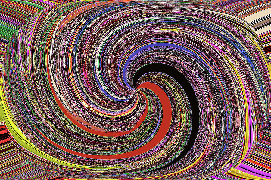 Janca Color Abstract #1124w4ab Digital Art by Tom Janca