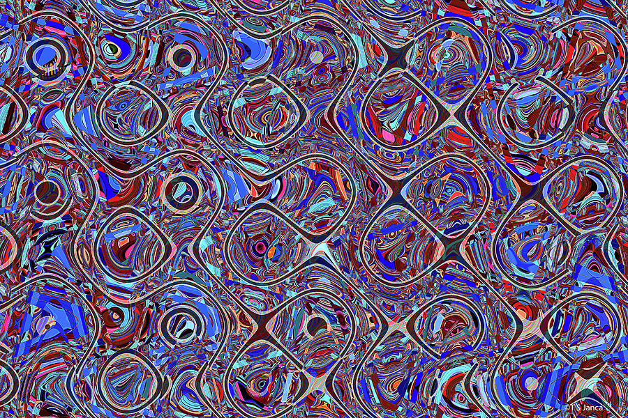 Janca Panel Abstract # 2593e2abcdef Digital Art by Tom Janca