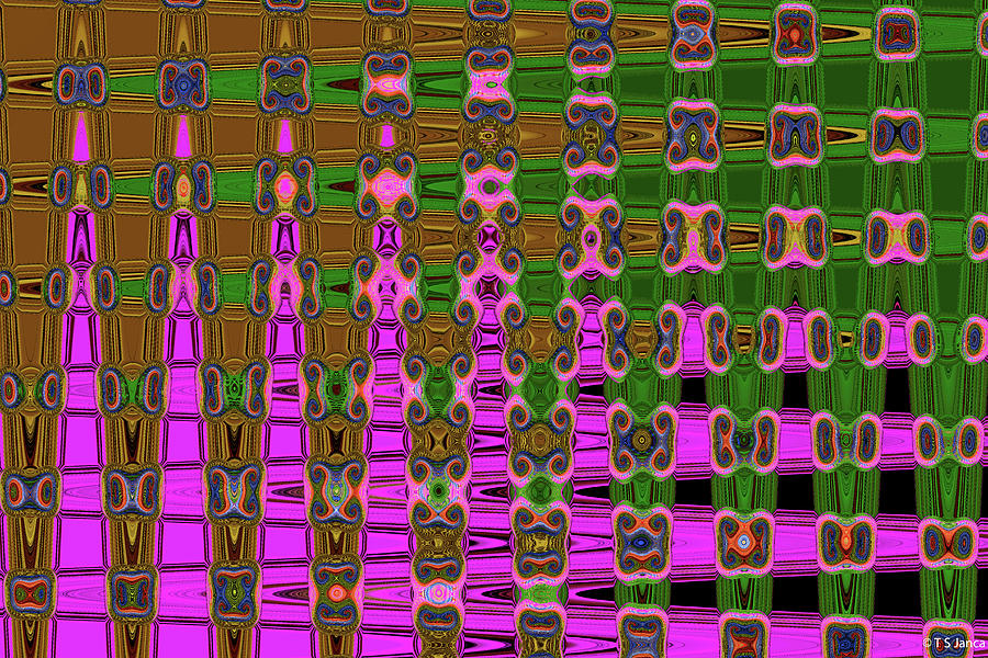 Janca Panel Abstract #8177s3 Digital Art by Tom Janca