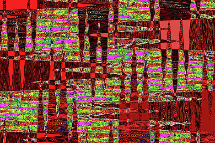 Janca Panel Abstract #8230wt10a Digital Art by Tom Janca