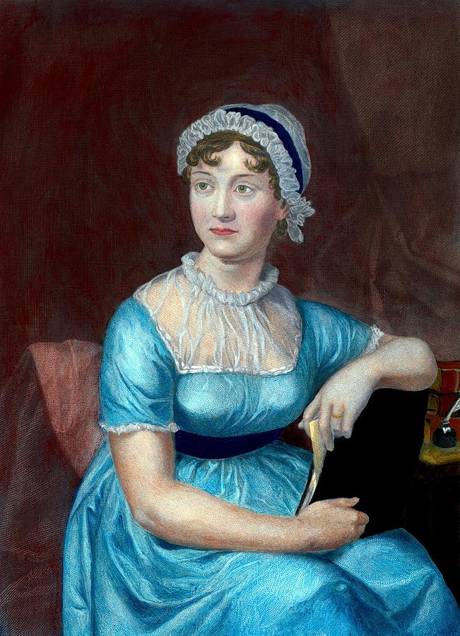Portrait Photograph - Jane Austen 1775-1817 English Novelist by Everett