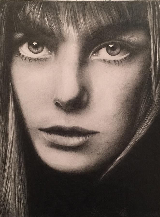 Jane Birkin Drawing by Simon Cave - Fine Art America