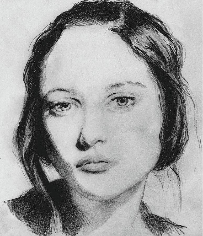 Jane Eyre Drawing by Chelsea Loss