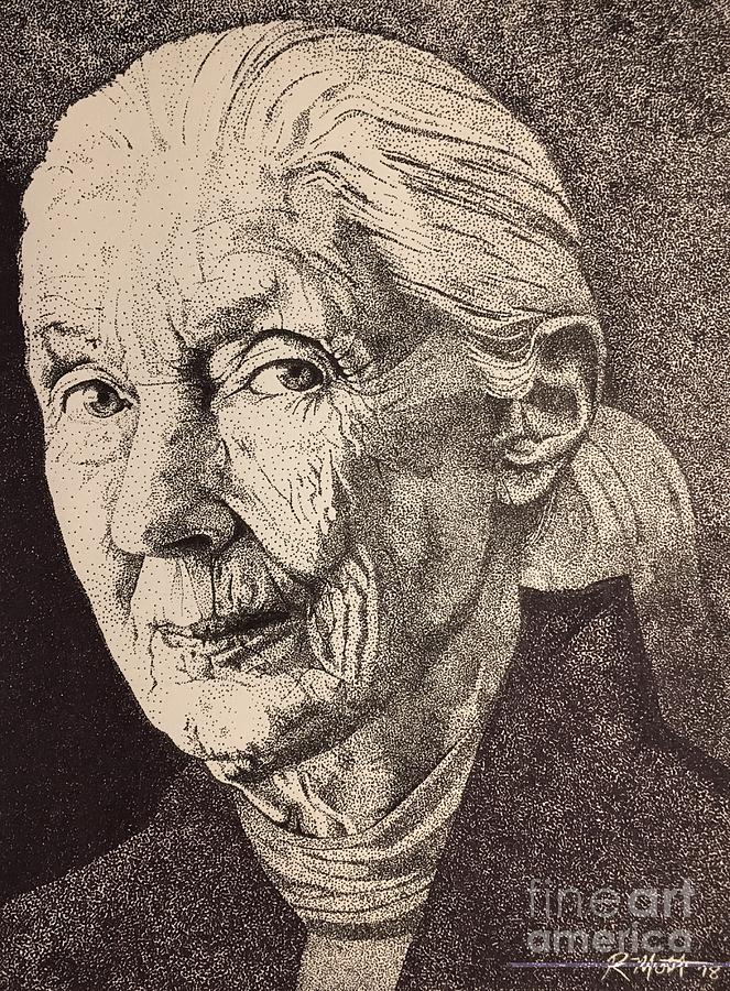 Jane Goodall Drawing by Rebecca Mott Fine Art America