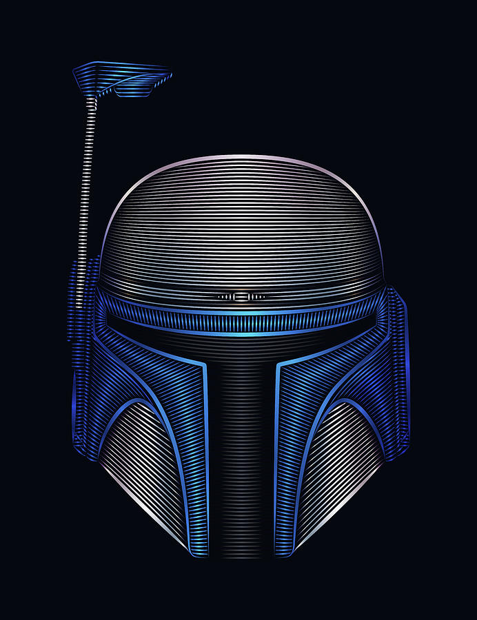 Star Wars Digital Art - Jango Fett by Nathan Owens