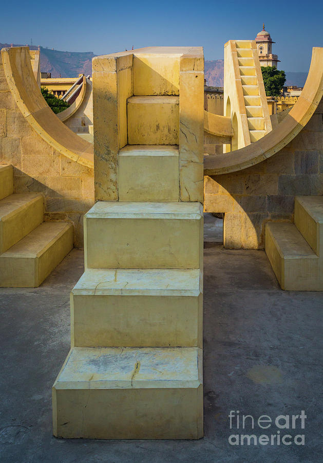 Jantar Mantar Stairs Photograph by Inge Johnsson