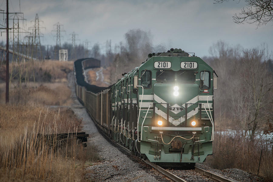Transportation Photograph - January 17 2017 - PAL Coal Train by Jim Pearson