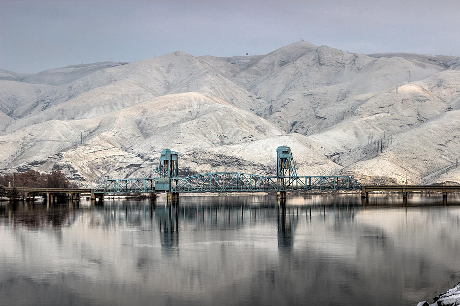 January Blue Bridge Photograph by Brad Stinson