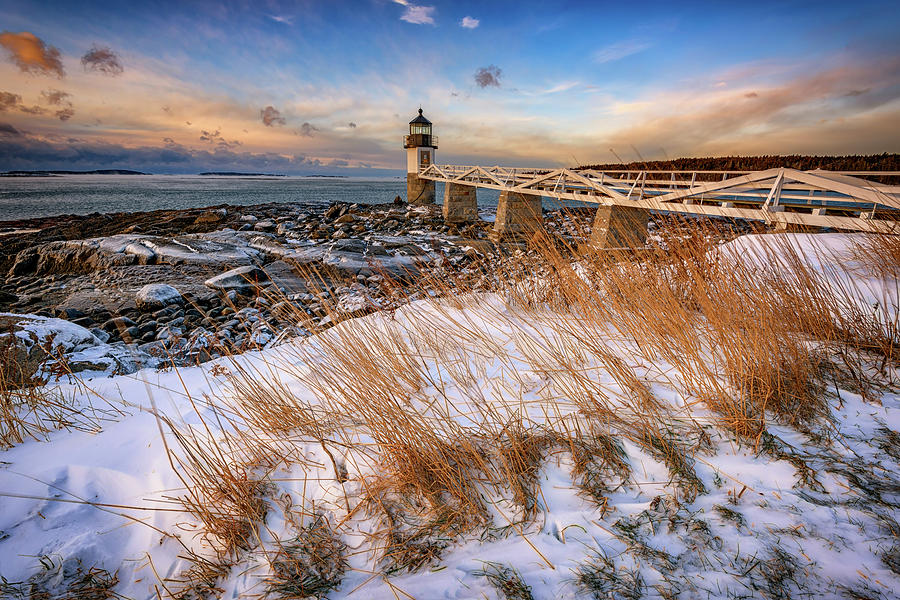 Forrest Gump Photograph - January Morning at Marshall Point by Rick Berk