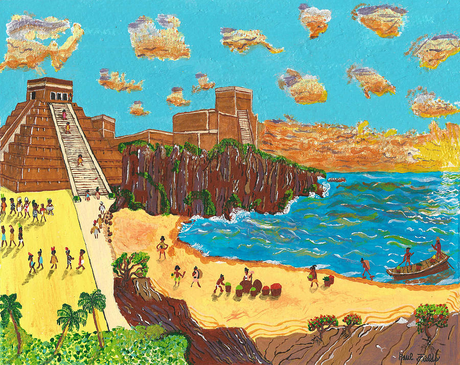 January Pyramid By The Bay Painting by Paul Fields