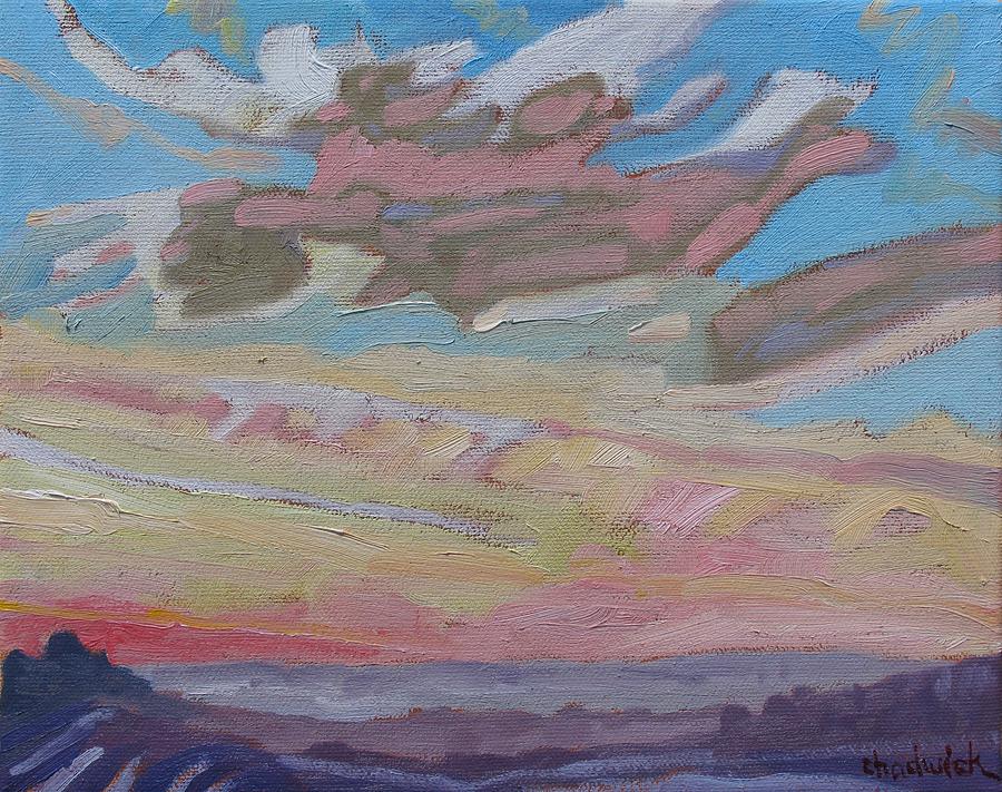 January Thaw Thunthet Painting by Phil Chadwick