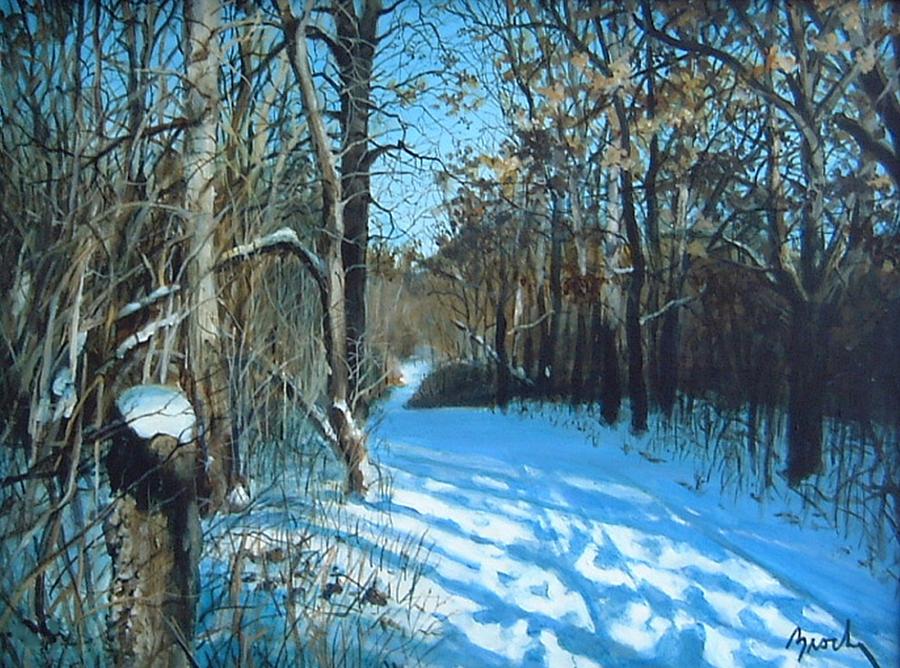 January Trail Painting by William Brody