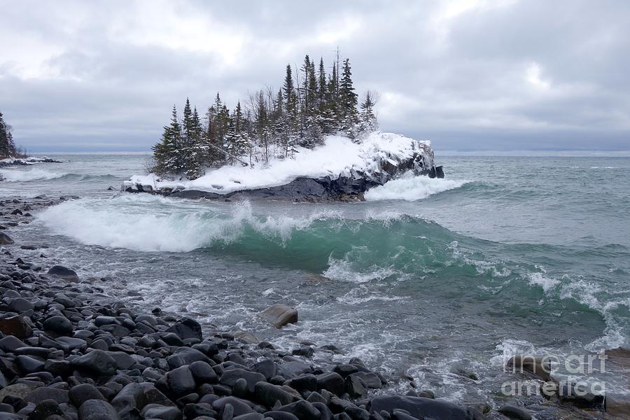 January Waves Photograph by Sandra Updyke