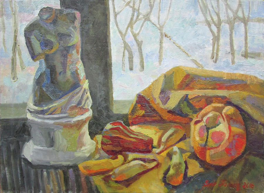 Still Life Painting - January by Yana Poklad