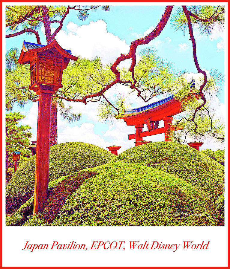 Japan, Epcot, World Showcase, Walt Disney World Photograph by A Macarthur Gurmankin