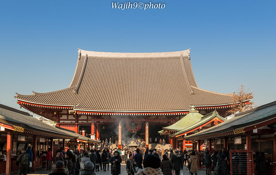 Temple Photograph - Japan Old Bldg by Wajih Ben taleb