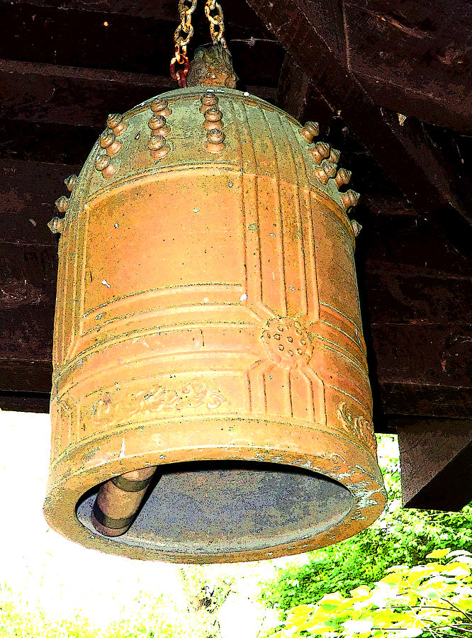 Music Photograph - Japanese Bell by Mindy Newman