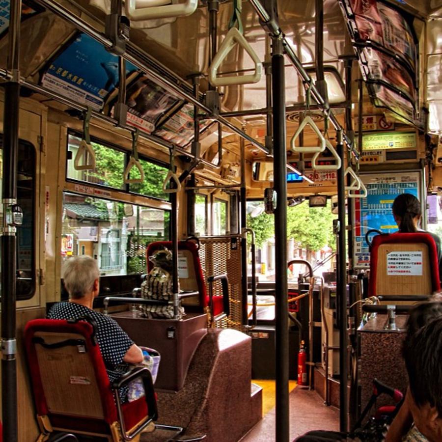 Kyoto Photograph - #japanese Bus At #kyoto by Daniel Murillo