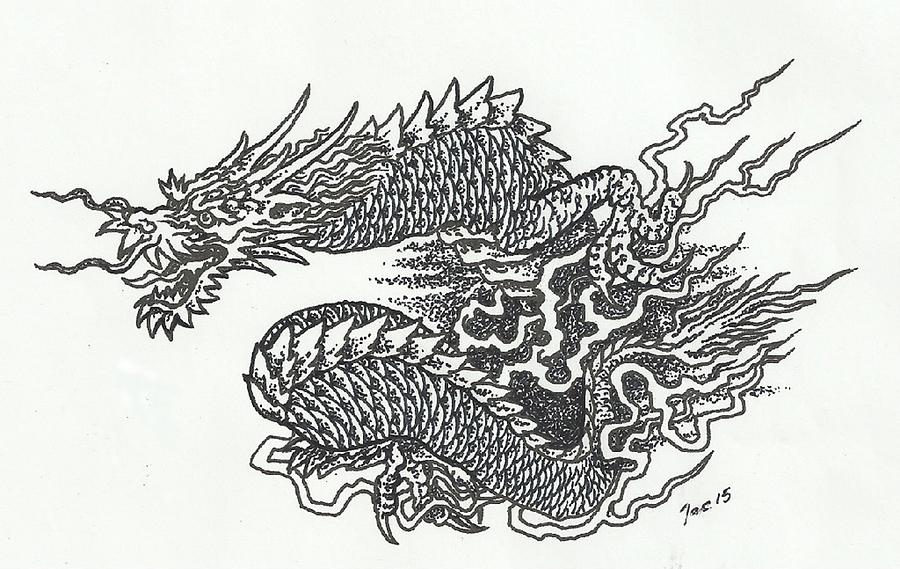 How To Draw A Traditional Japanese Dragon, Step by Step, Drawing Guide, by  Dawn - DragoArt