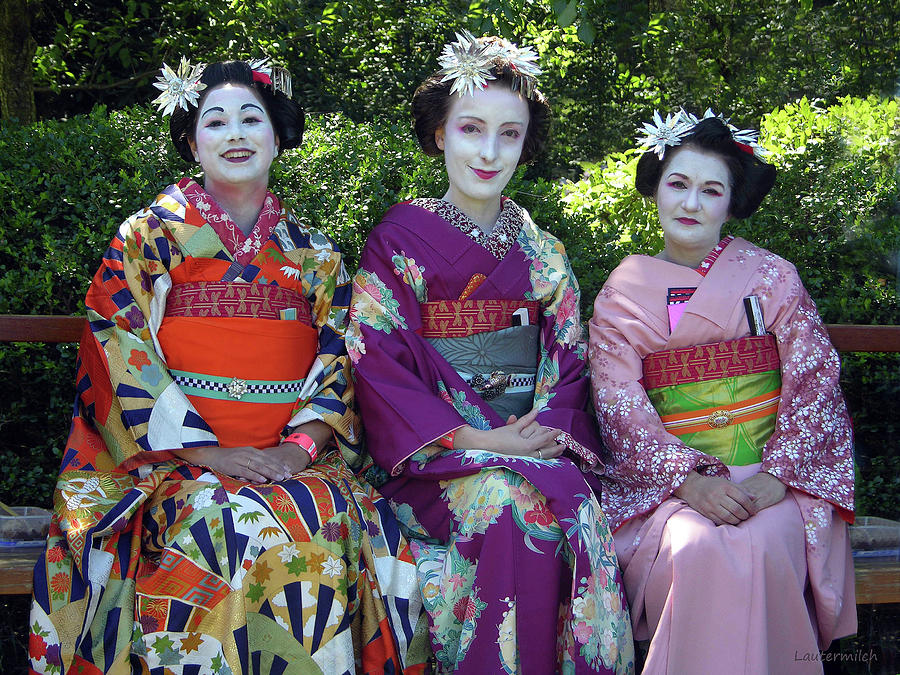 Japanese Dress Up Photograph by John Lautermilch