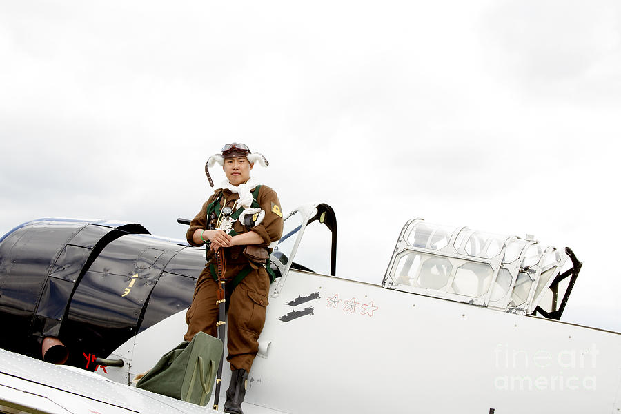 Japanese Fighter Pilot Photograph by Karen Foley