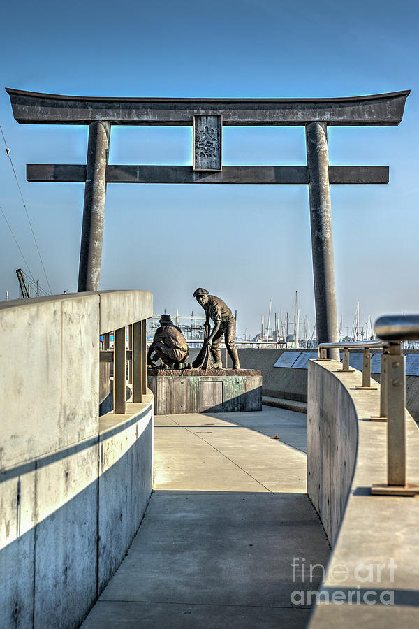 Japanese Fishing Village Memoria, Terminal Island  Photograph by David Zanzinger