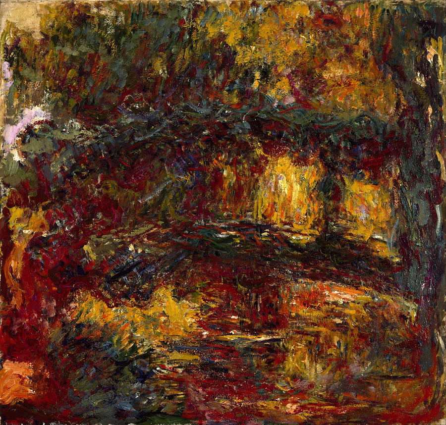 The Japanese Footbridge #6 Painting by Claude Monet