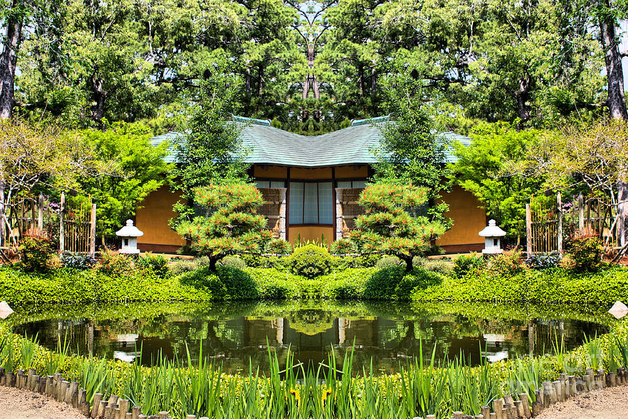 Japanese Garden At Hermann Park Houston Texas Photograph By