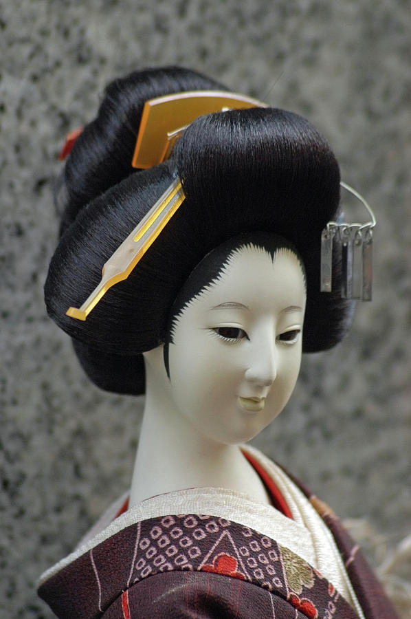 Japanese Geisha Doll Photograph by Michael Fiorella