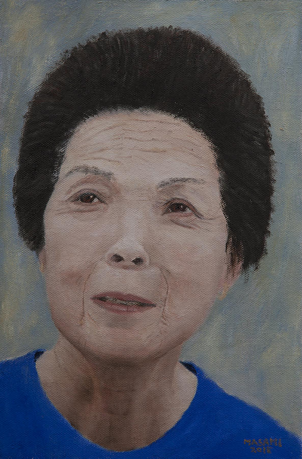 Japanese Lady Painting by Masami Iida