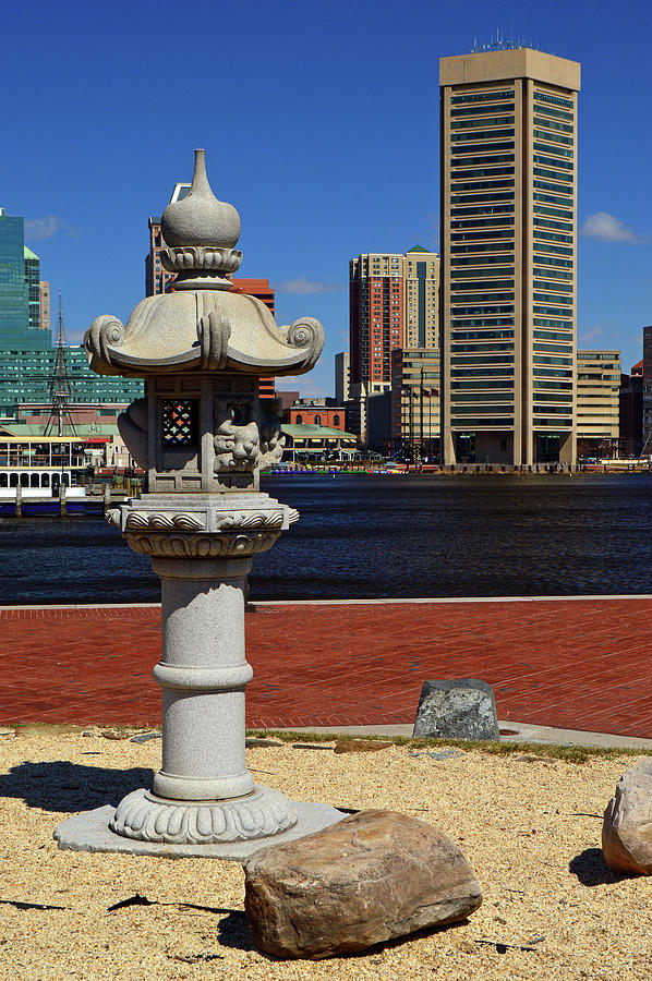 Japanese Lantern in Baltimore Photograph by James Kirkikis