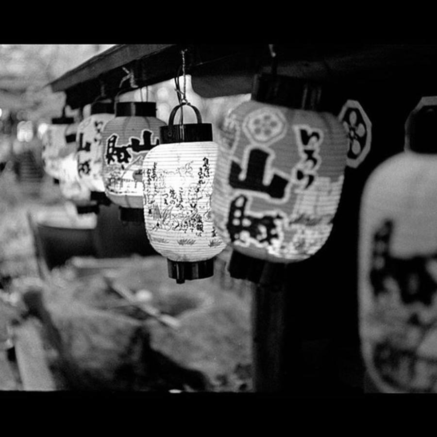 Japan Photograph - Japanese Lanterns. #japan #japanese by Alex Snay