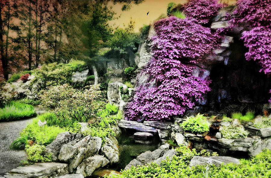 Japanese Rock Garden Photograph by Diana Angstadt