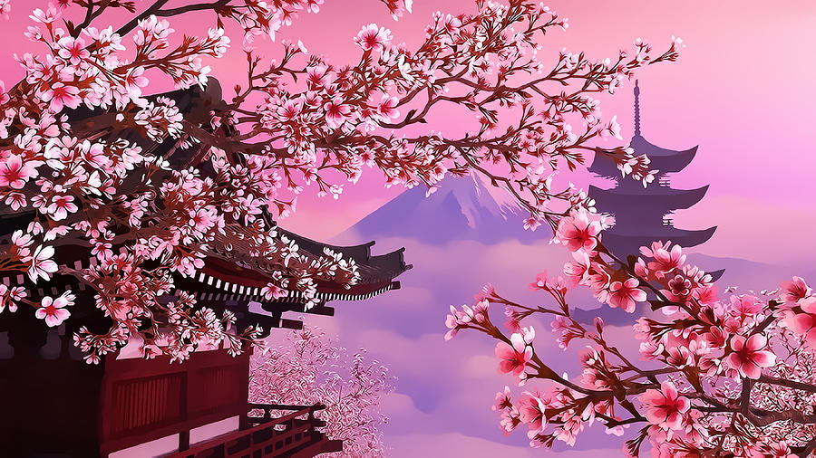 Japan Scenery Cartoon