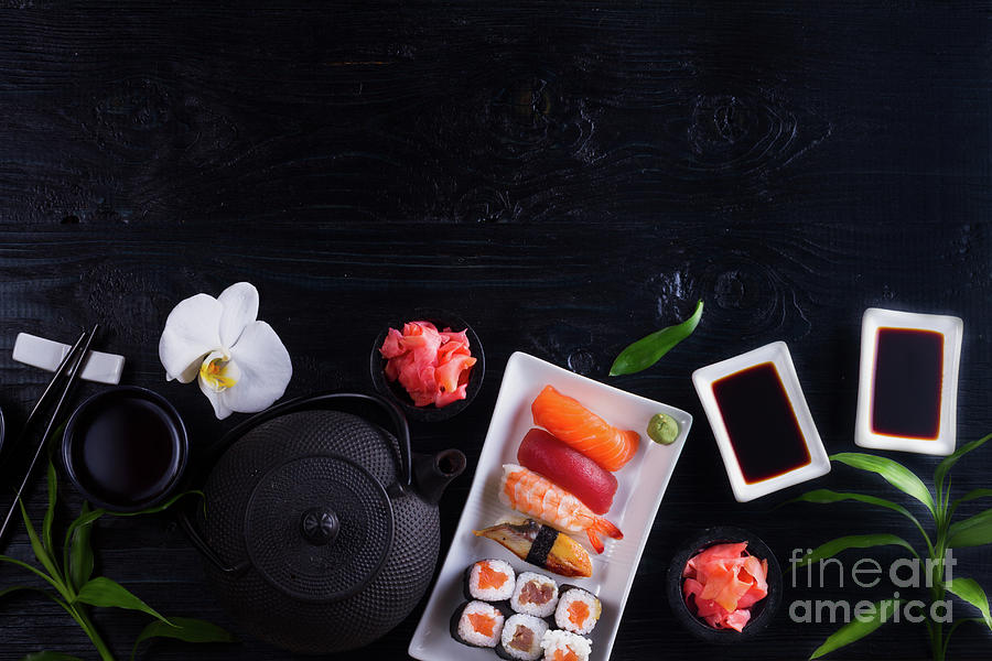 Japanese Sushi Dish II Photograph by Anastasy Yarmolovich