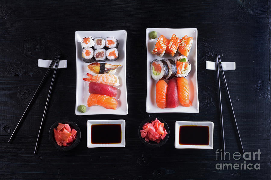 Japanese sushi  II Photograph by Anastasy Yarmolovich