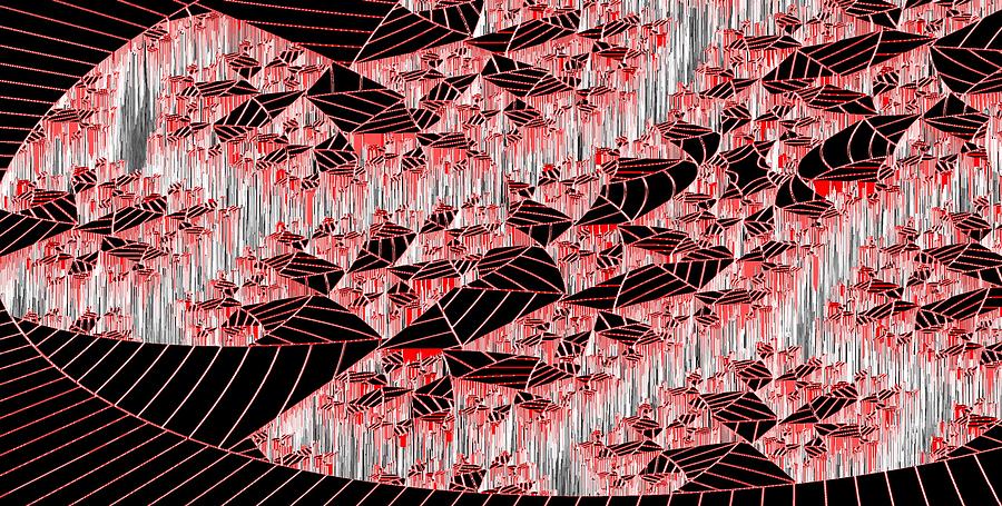 Digital Digital Art - Japanese Village by Thomas Smith Digital Digital Art - Japanese Village by Thomas Smith