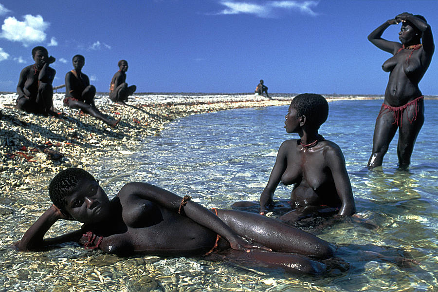 Indian Ocean Photograph - Jarawa tribe by Olivier Blaise.
