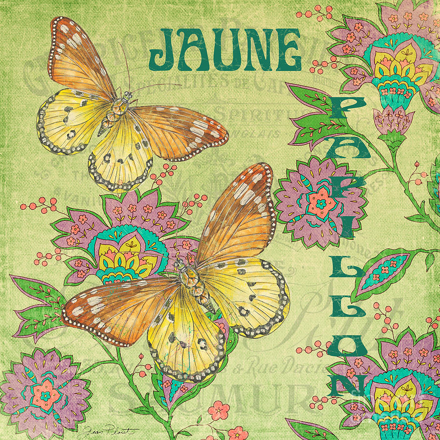 Jardin De Luxe-JP3082 Painting by Jean Plout