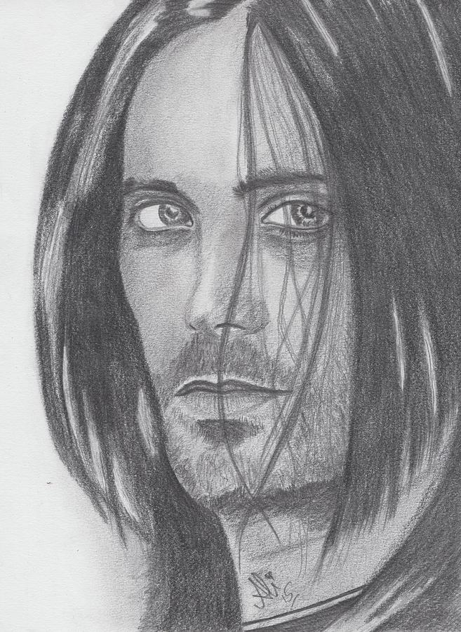 Jared Leto Drawing By Bobby Dar Fine Art America