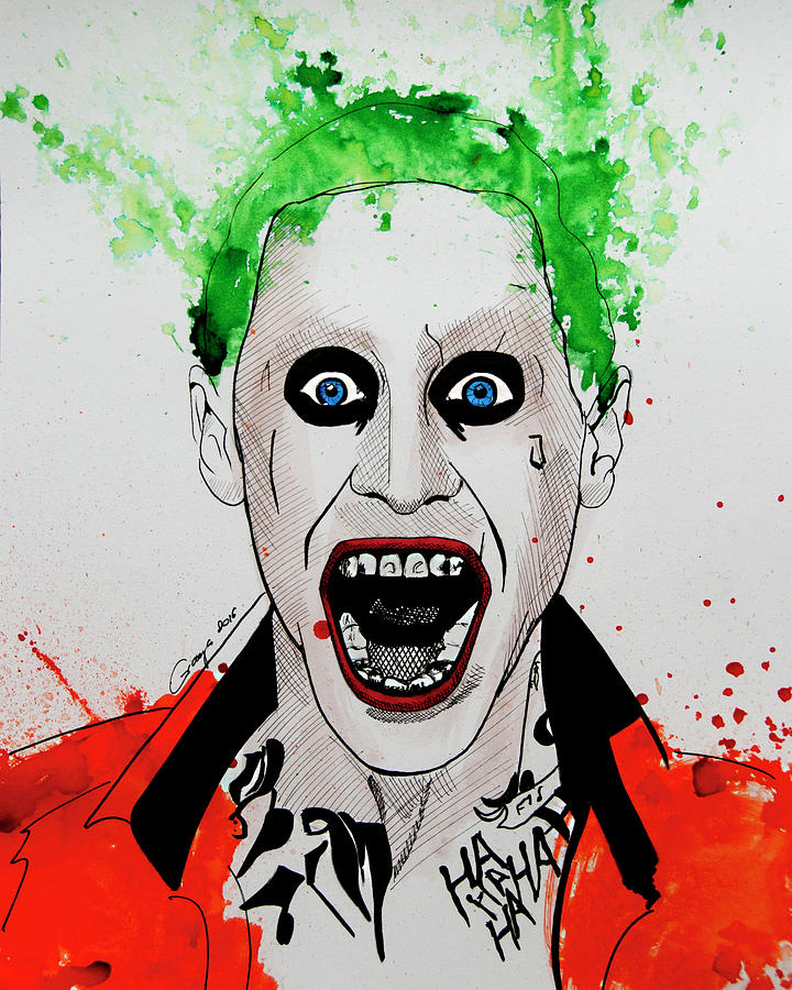 The Joker Batman Dark Knight Heath Ledger Christian Bale Dark Art Super  Villian Hero Lowbrow Art Pop Gotham City Crime Clown - Etsy Norway