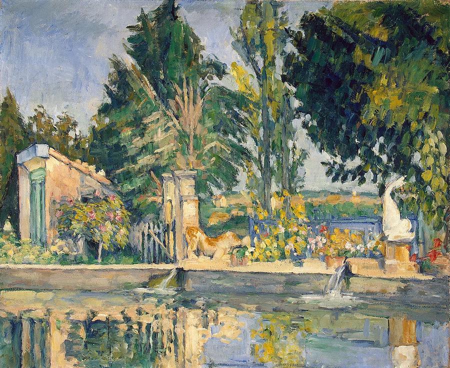 Jas De Bouffan The Pond Painting by Paul Cezanne