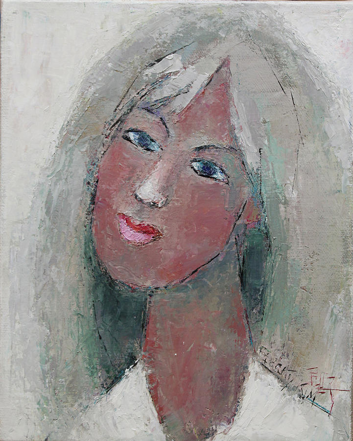 Portrait Painting - Jasmine by Becky Kim