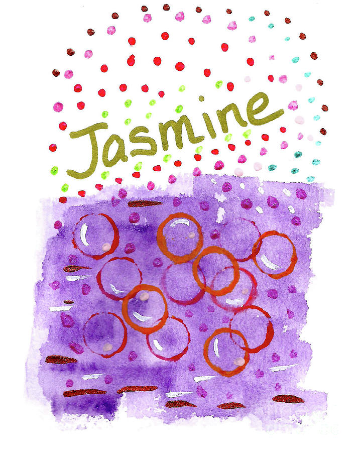 Jasmine 3 #1 Painting by Corinne Carroll